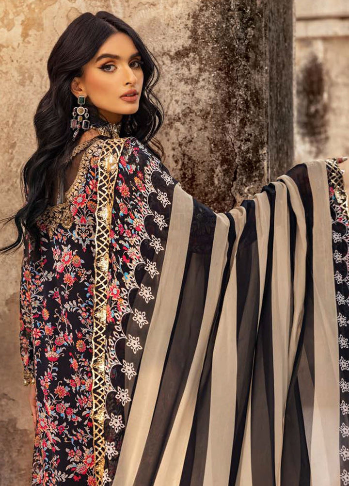 Vasal by Charizma Embroidered Chiffon Suits Unstitched 4 Piece CRZ25VLC VSL25-09 - Luxury Collection