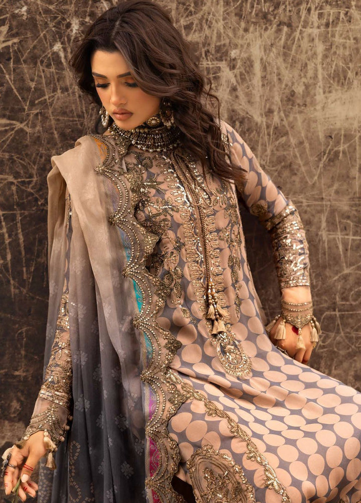 Vasal by Charizma Embroidered Chiffon Suits Unstitched 4 Piece CRZ25VLC VSL25-11 - Luxury Collection