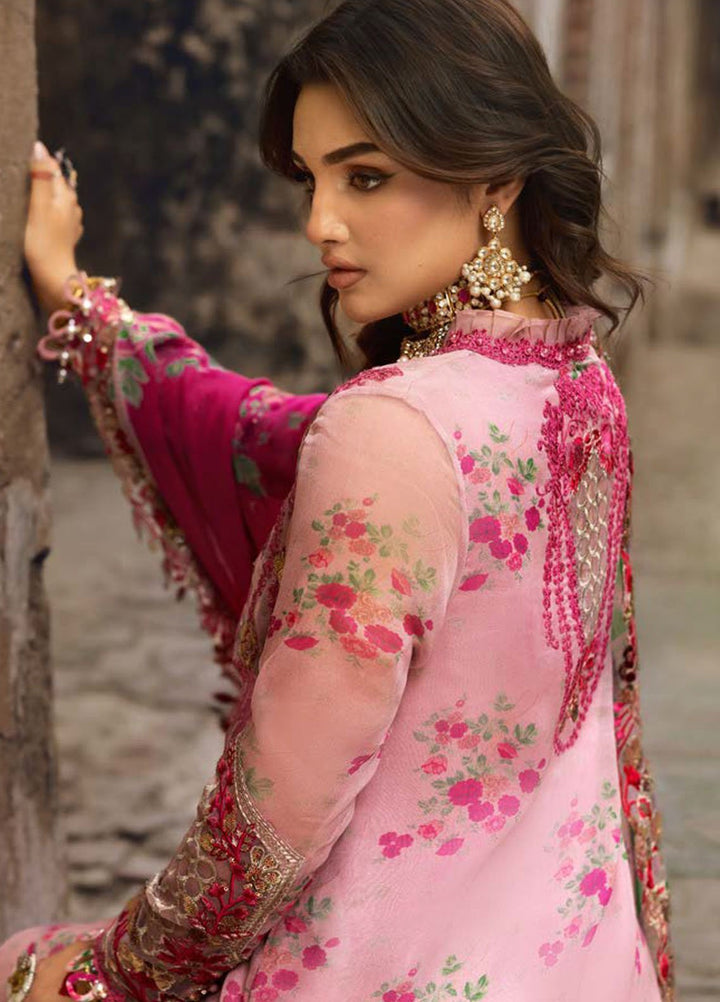 Vasal by Charizma Embroidered Chiffon Suits Unstitched 4 Piece CRZ25VLC VSL25-12 - Luxury Collection