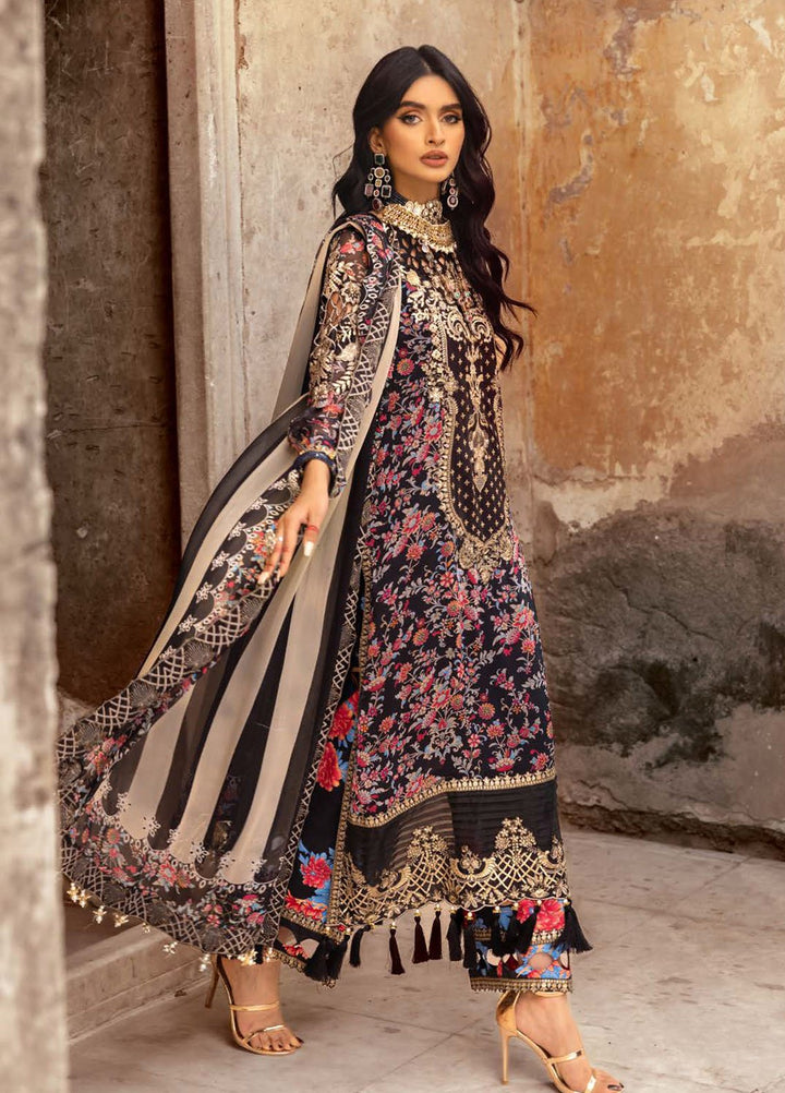 Vasal by Charizma Embroidered Chiffon Suits Unstitched 4 Piece CRZ25VLC VSL25-14 - Luxury Collection