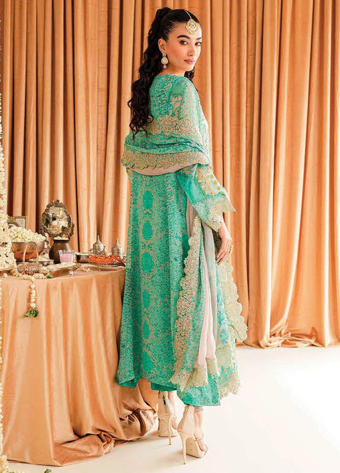 Vasal By Charizma Embroidered Chiffon Suits Unstitched 4 Piece CRZ23VS VSL-02 - Festive Collection