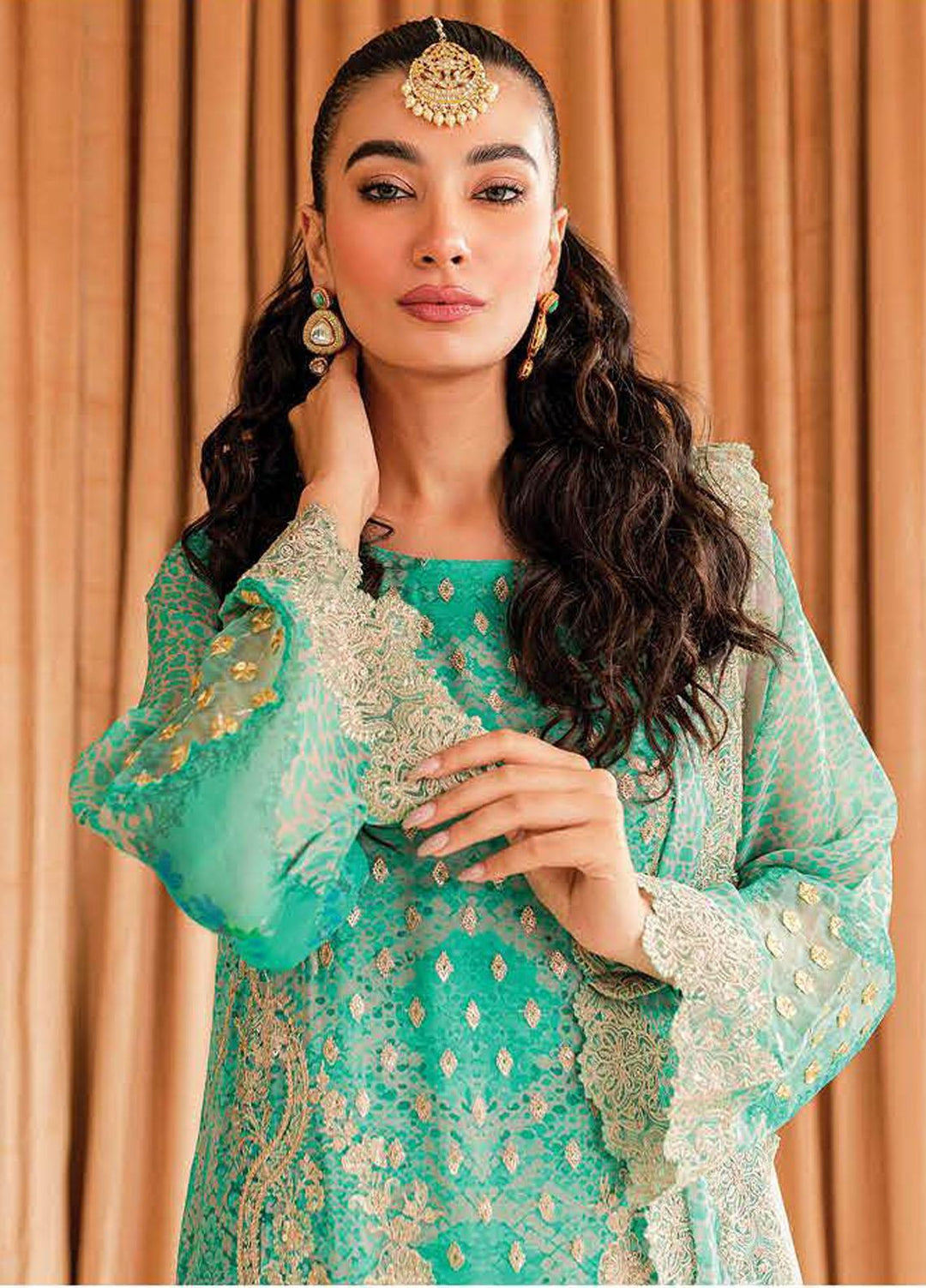 Vasal By Charizma Embroidered Chiffon Suits Unstitched 4 Piece CRZ23VS VSL-02 - Festive Collection
