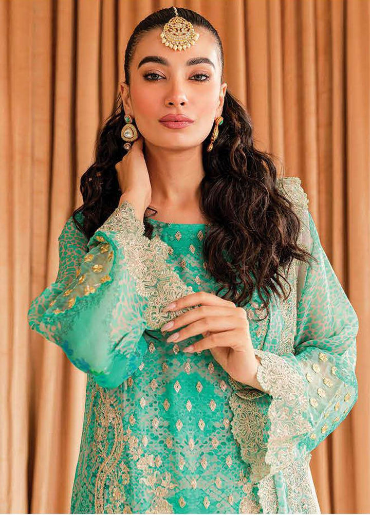 Vasal By Charizma Embroidered Chiffon Suits Unstitched 4 Piece CRZ23VS VSL-02 - Festive Collection