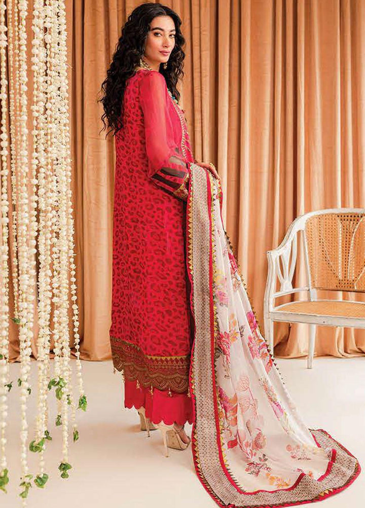 Vasal By Charizma Embroidered Chiffon Suits Unstitched 4 Piece CRZ23VS VSL-03 - Festive Collection