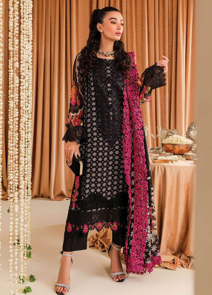 Vasal By Charizma Embroidered Chiffon Suits Unstitched 4 Piece CRZ23VS VSL-05 - Festive Collection