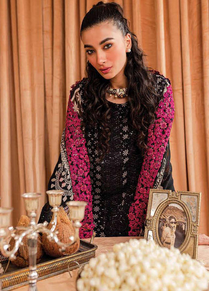 Vasal By Charizma Embroidered Chiffon Suits Unstitched 4 Piece CRZ23VS VSL-05 - Festive Collection