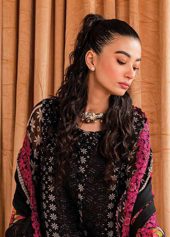 Vasal By Charizma Embroidered Chiffon Suits Unstitched 4 Piece CRZ23VS VSL-05 - Festive Collection