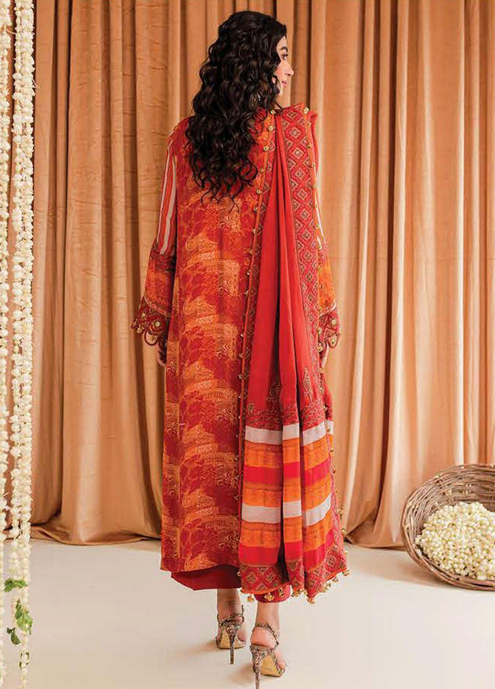 Vasal By Charizma Embroidered Chiffon Suits Unstitched 4 Piece CRZ23VS VSL-06 - Festive Collection