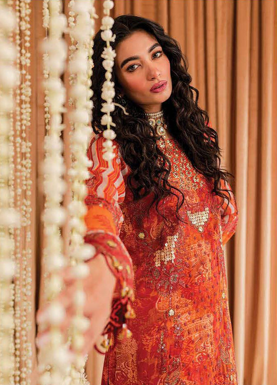 Vasal By Charizma Embroidered Chiffon Suits Unstitched 4 Piece CRZ23VS VSL-06 - Festive Collection