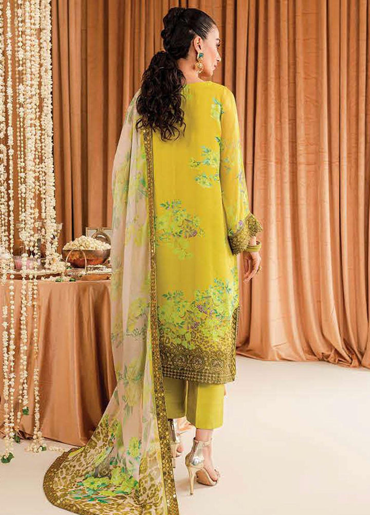 Vasal By Charizma Embroidered Chiffon Suits Unstitched 4 Piece CRZ23VS VSL-07 - Festive Collection