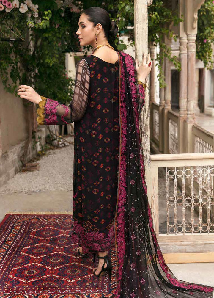 Vasl by Charizma Embroidered Chiffon Suits Unstitched 3 Piece CRZ22V VSL-16 - Luxury Collection