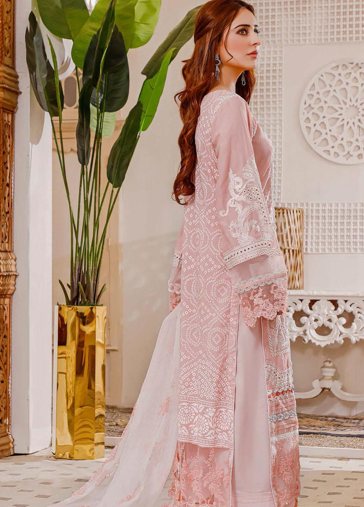 Vasl By Hadia Eman Embroidered Lawn Suits Unstitched 3 Piece HE22V HEVL-07 - Festive Collection