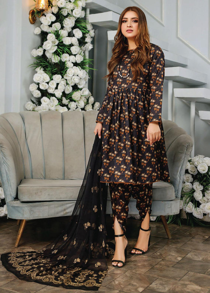 Vasl by Humdum Embroidered Lawn Suits Unstitched 3 Piece HD23VSL D-01 - Summer Collection