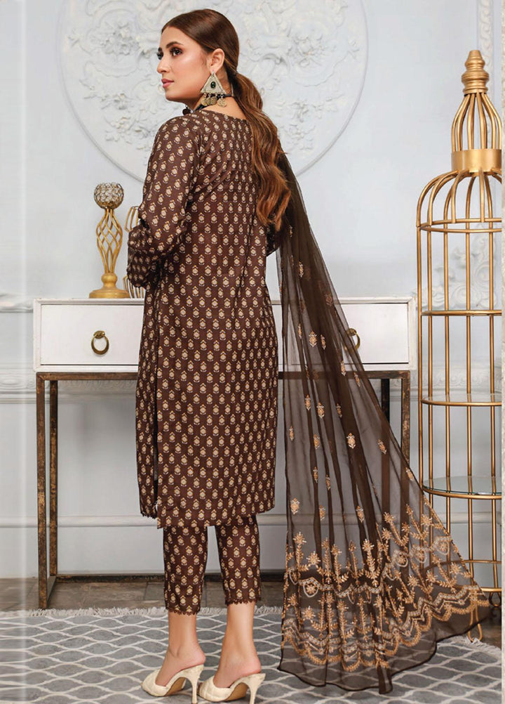 Vasl by Humdum Embroidered Lawn Suits Unstitched 3 Piece HD23VSL D-06 - Summer Collection