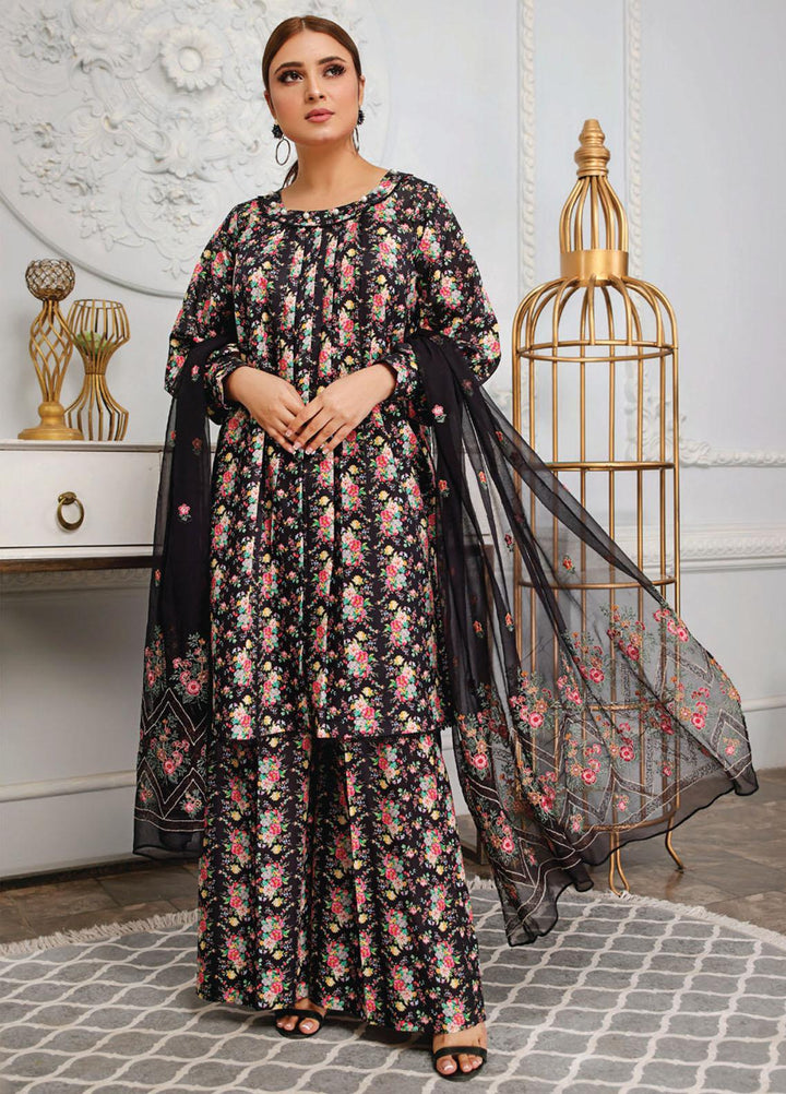 Vasl by Humdum Embroidered Lawn Suits Unstitched 3 Piece HD23VSL D-10 - Summer Collection