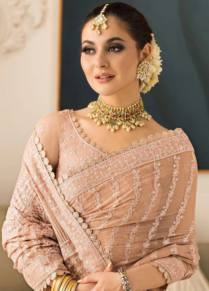 Vasl-e-Yaar By Asim Jofa Embroidered Raw Silk Unstitched Suit 3 Piece AJ23VY AJVY-09 - Luxury Festive Collection