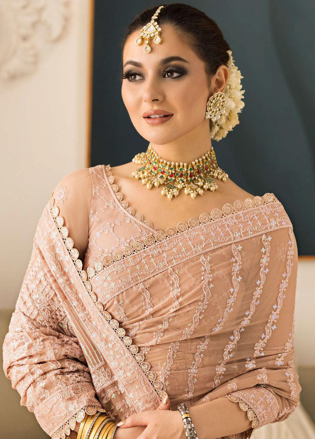 Vasl-e-Yaar By Asim Jofa Embroidered Raw Silk Suits Unstitched 3 Piece AJ23VY AJVY-09 - Luxury Festive Collection