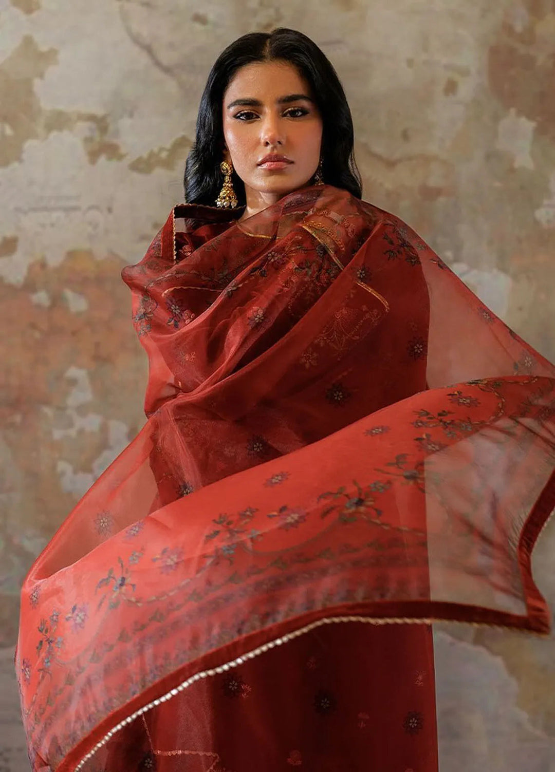 Velmor by Seran Embroidered Velvet Suit Unstitched 3 Piece SRN24VF Arrin - Formal Collection