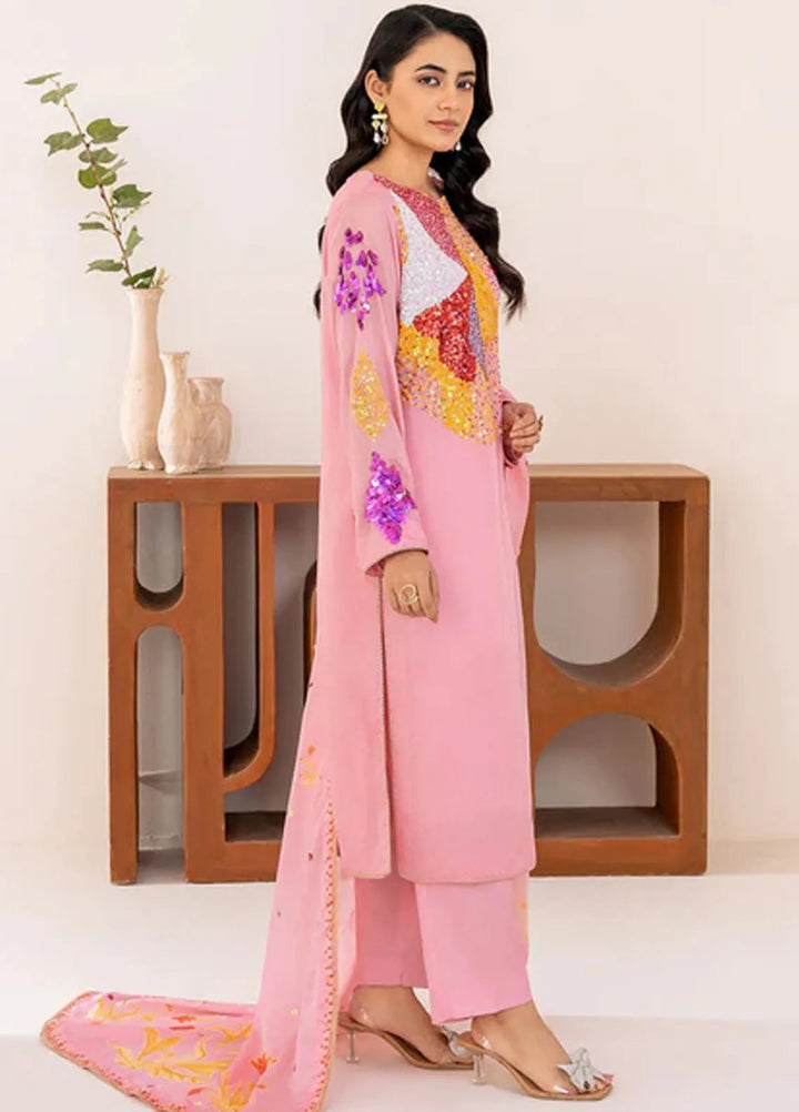 Velora by Stitch Vibes Pret Printed Silk 4 Piece Suit Candy Cloud