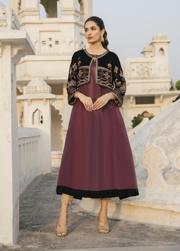 Naayas Pret Embroidered Velvet 2 Piece Suit Zuri pishwas