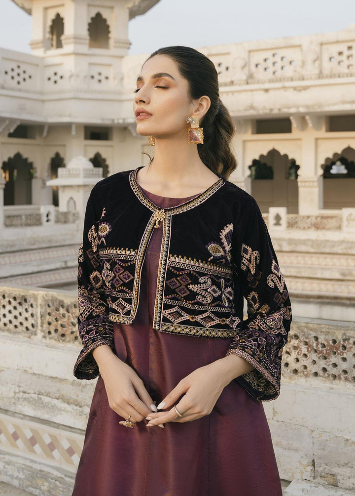 Naayas Pret Embroidered Velvet 2 Piece Suit Zuri pishwas