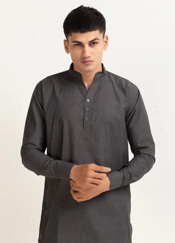 Venzyl Chambray Casual Shirt for Men -  MS23206-GRY