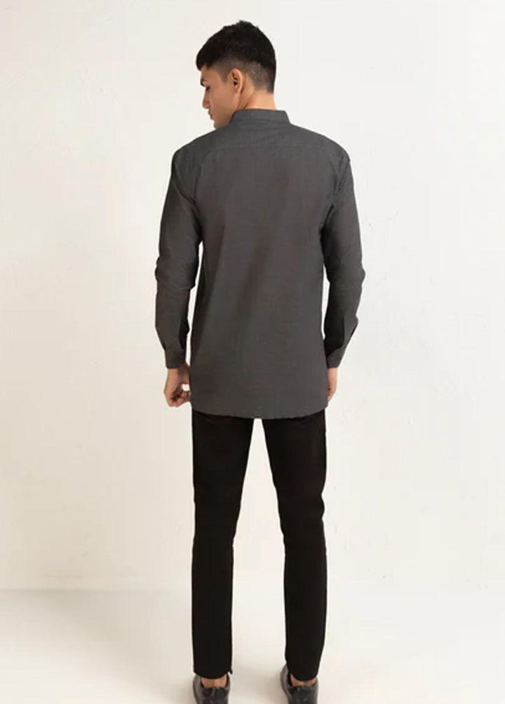 Venzyl Chambray Casual Shirt for Men -  MS23206-GRY
