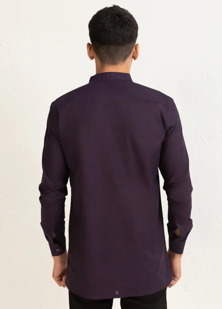 Venzyl Chambray Casual Shirt for Men -  MS23206-PUR