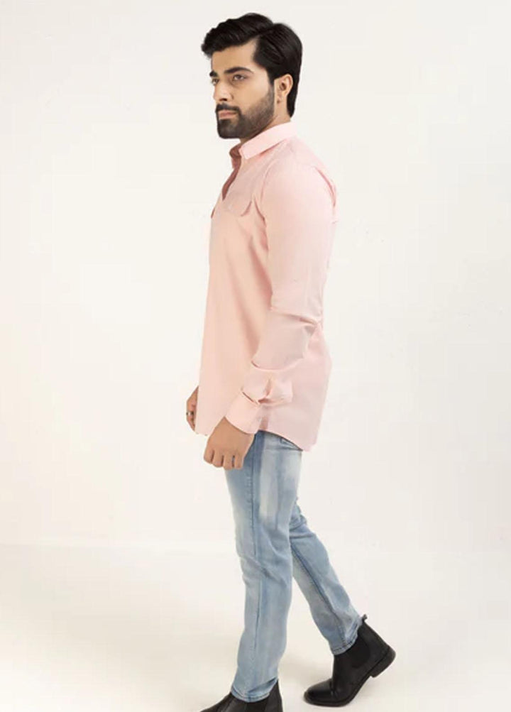 Venzyl Cotton Casual Shirt for Men -  MS23208-PNK
