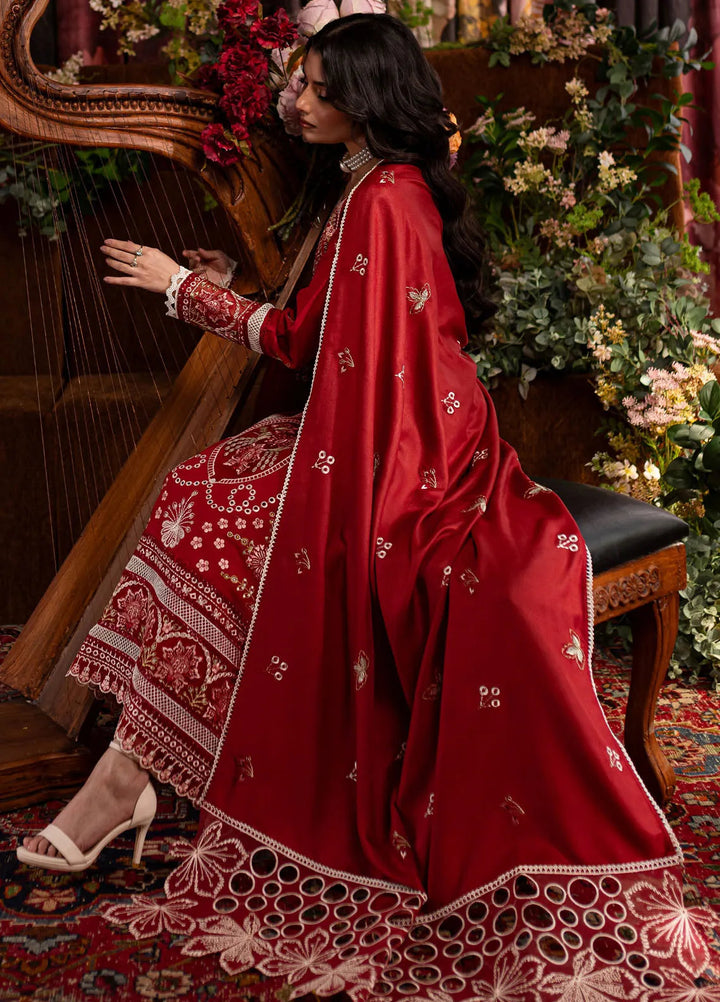 Veronica By Mahnur Embroidered Karandi Suit Unstitched 3 Piece MN24V D-01 A Lillian - Winter Collection