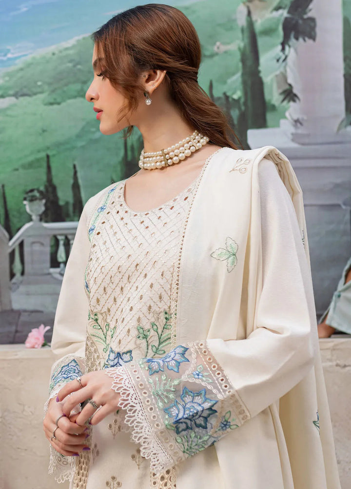 Veronica By Mahnur Embroidered Karandi Suit Unstitched 3 Piece MN24V D-01 B Cecilia - Winter Collection