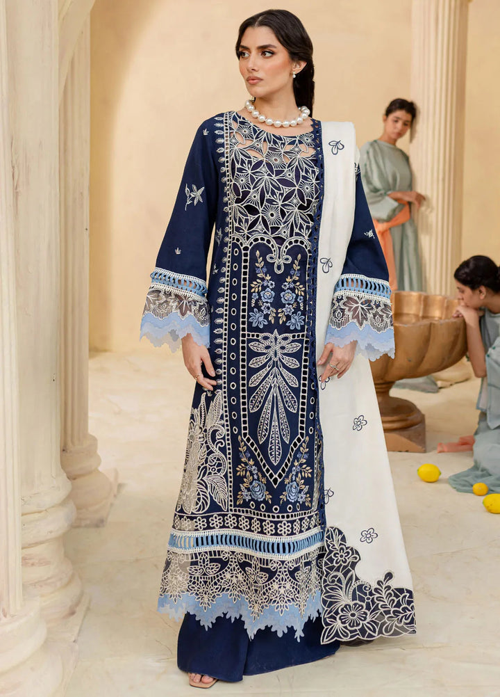 Veronica By Mahnur Embroidered Karandi Suit Unstitched 3 Piece MN24V D-02 A Mabel - Winter Collection