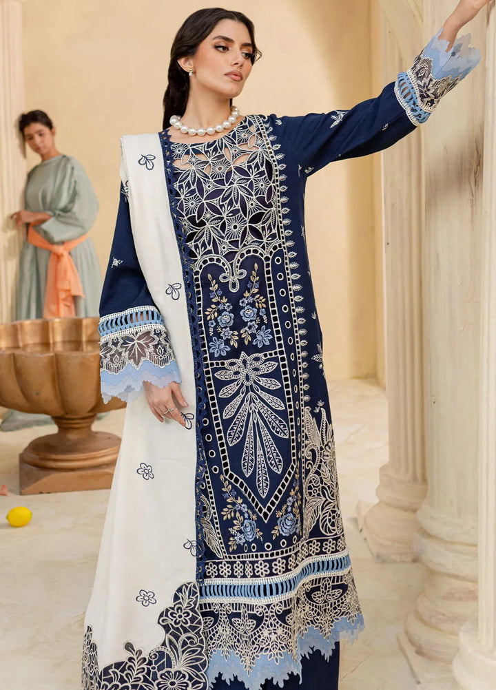 Veronica By Mahnur Embroidered Karandi Suit Unstitched 3 Piece MN24V D-02 A Mabel - Winter Collection