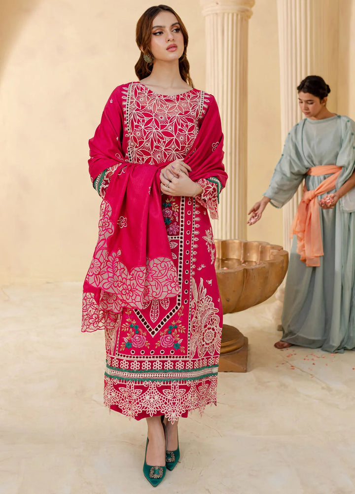 Veronica By Mahnur Embroidered Karandi Suit Unstitched 3 Piece MN24V D-02 B Eleanor - Winter Collection
