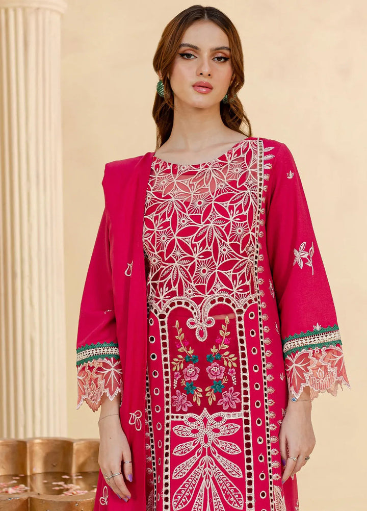 Veronica By Mahnur Embroidered Karandi Suit Unstitched 3 Piece MN24V D-02 B Eleanor - Winter Collection
