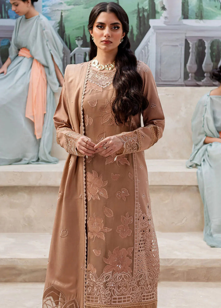 Veronica By Mahnur Embroidered Karandi Suit Unstitched 3 Piece MN24V D-03 A Penelope - Winter Collection