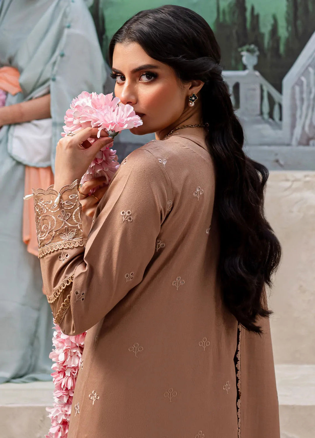 Veronica By Mahnur Embroidered Karandi Suit Unstitched 3 Piece MN24V D-03 A Penelope - Winter Collection