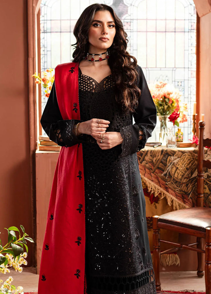 Veronica By Mahnur Embroidered Karandi Suit Unstitched 3 Piece MN24V D-04 A Margaret - Winter Collection