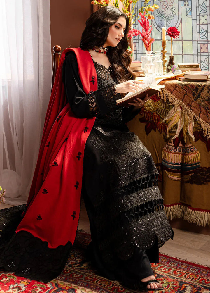 Veronica By Mahnur Embroidered Karandi Suit Unstitched 3 Piece MN24V D-04 A Margaret - Winter Collection