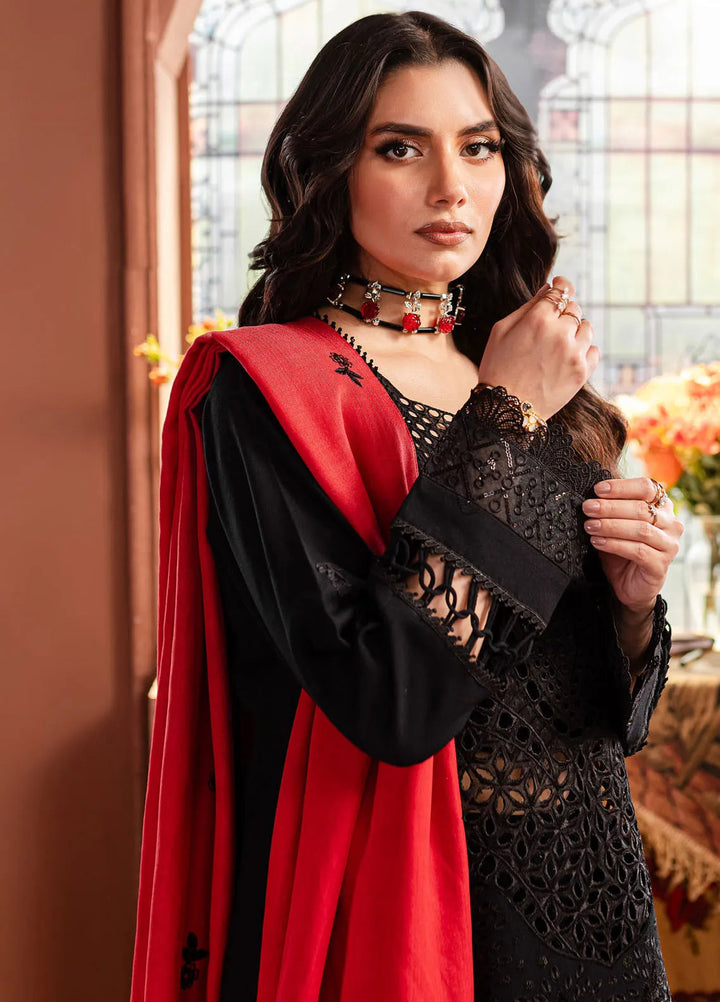 Veronica By Mahnur Embroidered Karandi Suit Unstitched 3 Piece MN24V D-04 A Margaret - Winter Collection