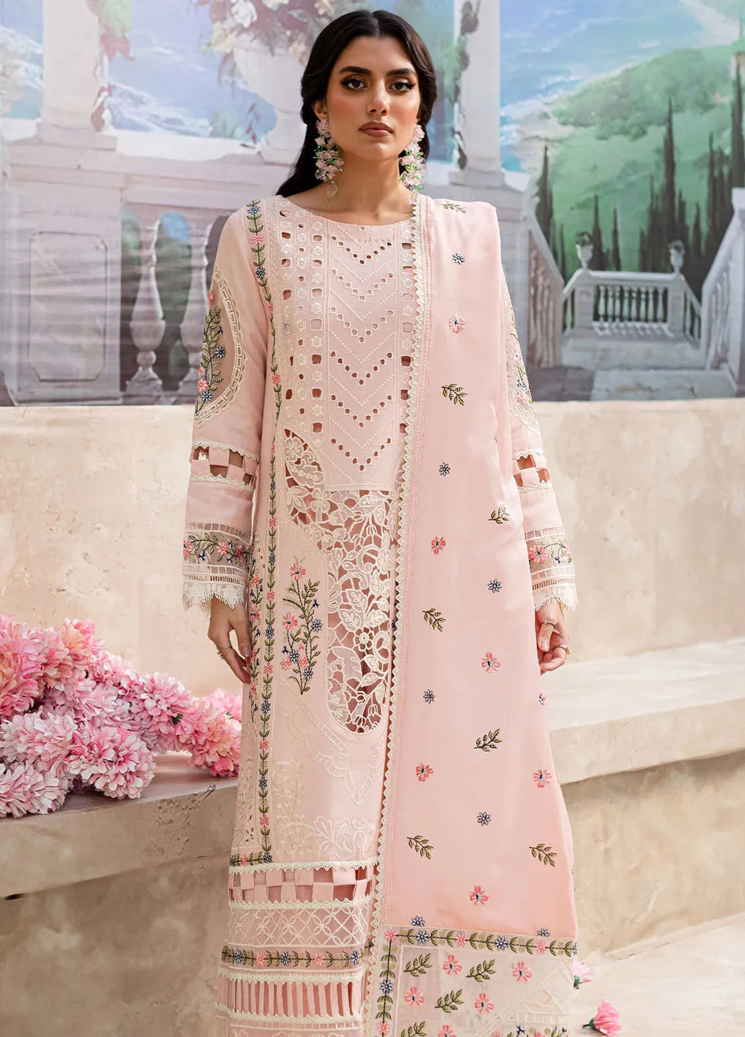 Veronica By Mahnur Embroidered Karandi Suit Unstitched 3 Piece MN24V D-05 B Isabella - Winter Collection