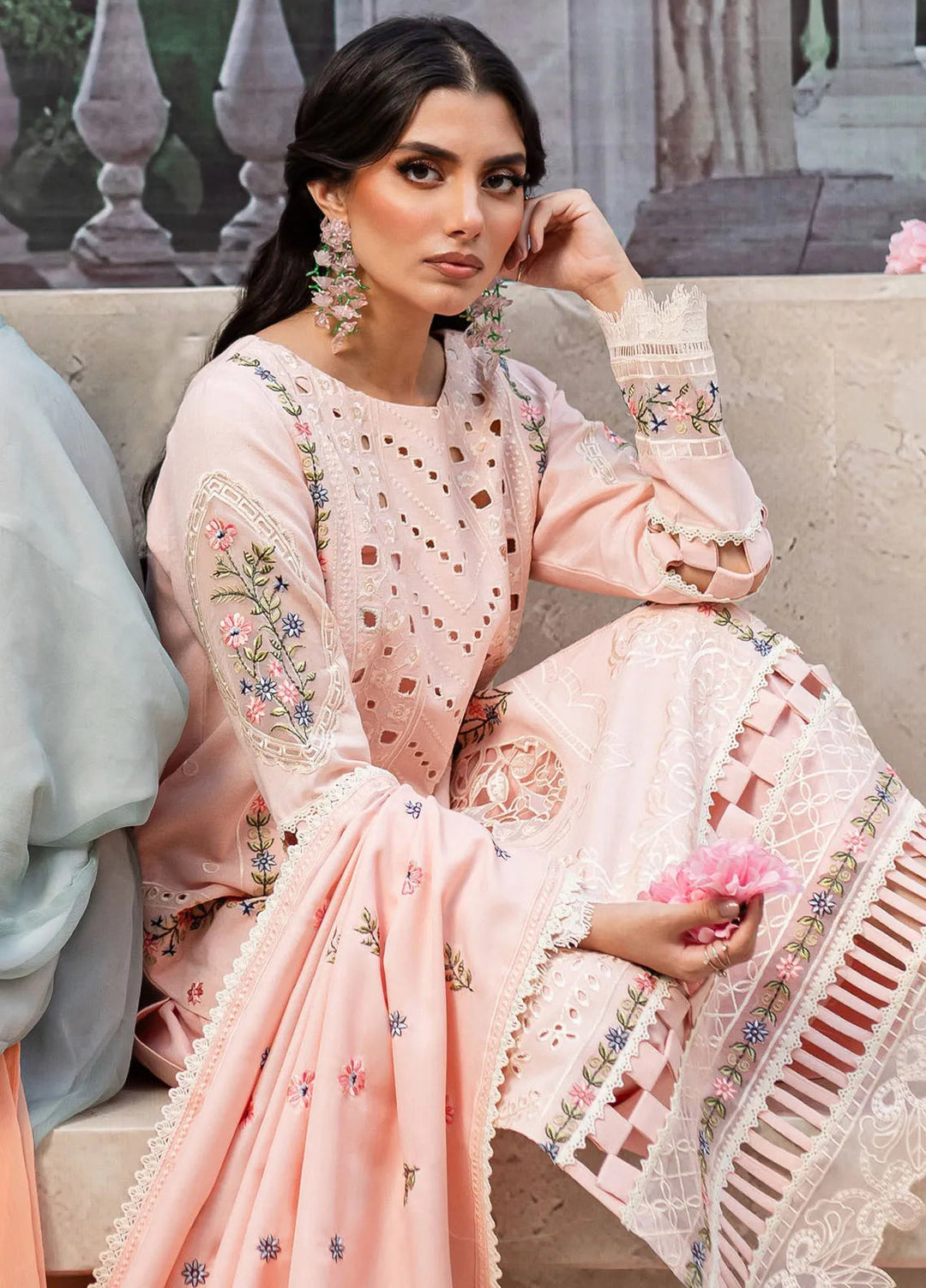 Veronica By Mahnur Embroidered Karandi Suit Unstitched 3 Piece MN24V D-05 B Isabella - Winter Collection