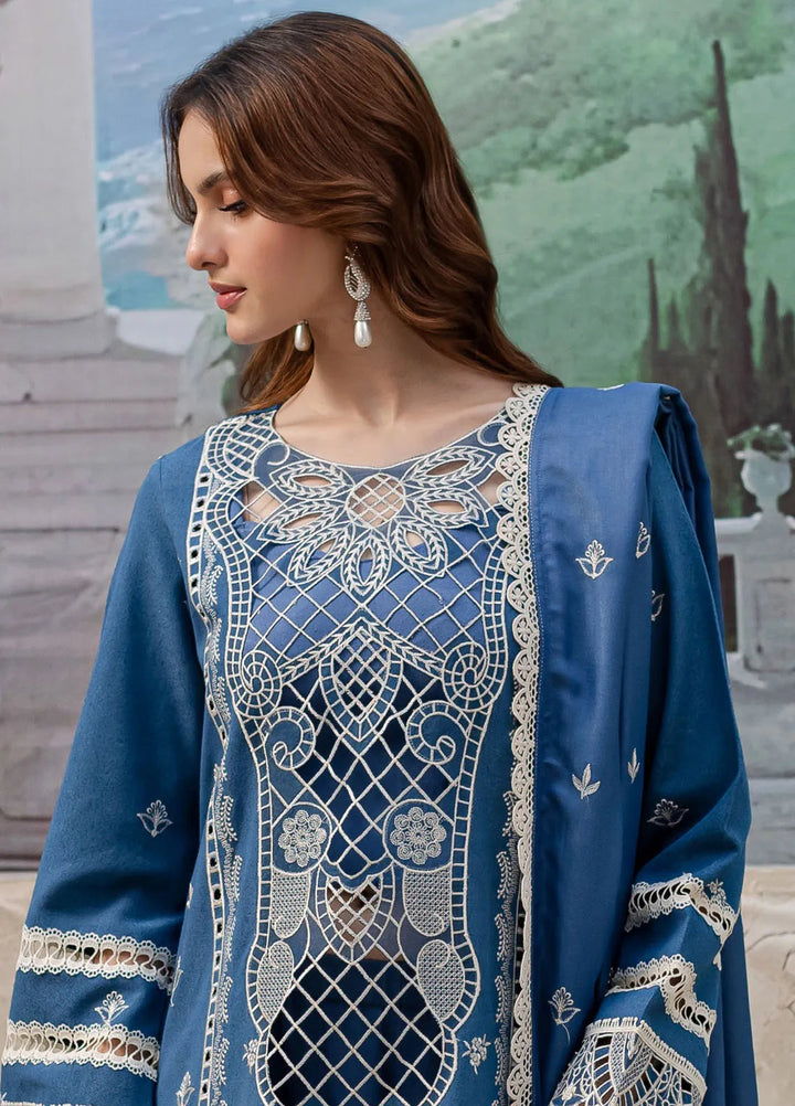 Veronica By Mahnur Embroidered Karandi Suit Unstitched 3 Piece MN24V D-08 Dorothy - Winter Collection