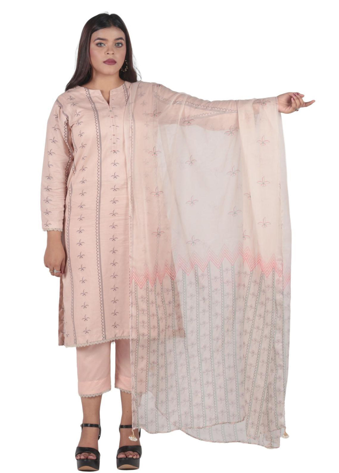 Vibgyor Fashion Printed Lawn Suits Unstitched 3 Piece Afreen Skin D11-23U - Formal Collection