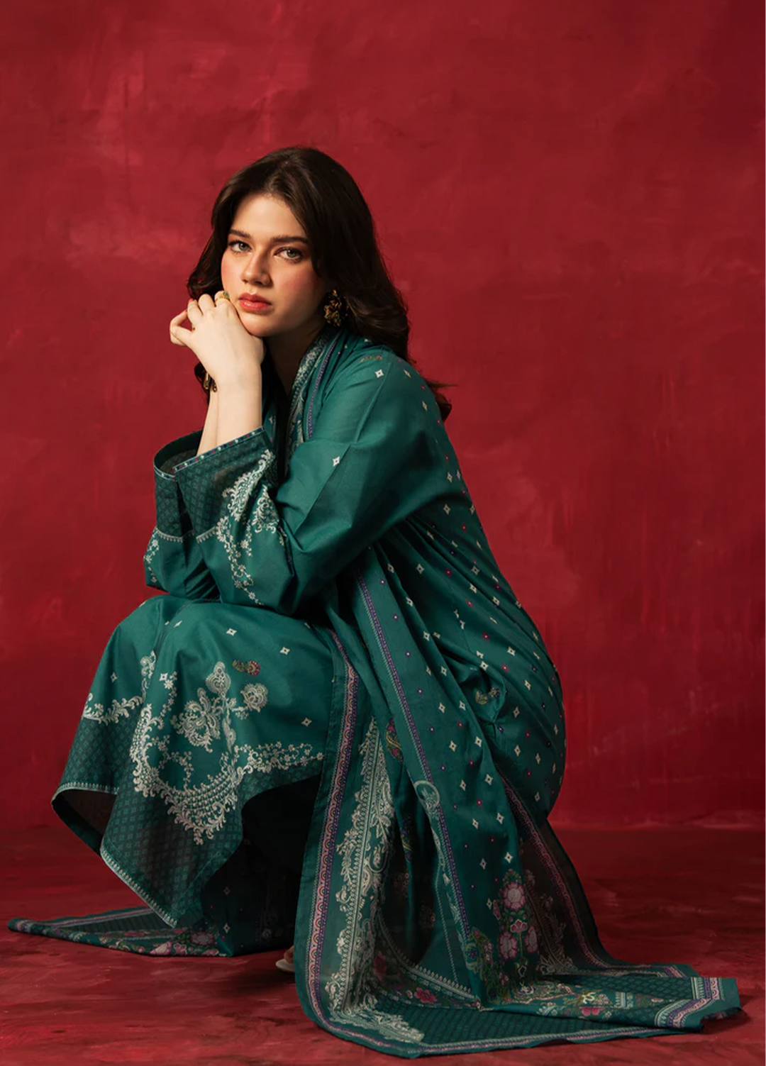 Zoe by Zeen Unstitched Printed Lawn 3 Piece Suit ZN26UZL WFM36607 - Casual Collection