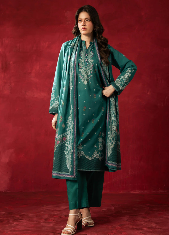 Zoe by Zeen Unstitched Printed Lawn 3 Piece Suit ZN26UZL WFM36607 - Casual Collection