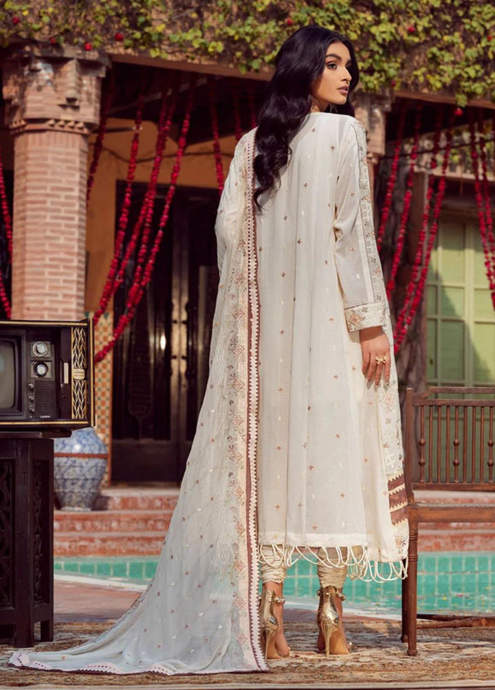 Vintage By LALA Textiles Embroidered Swiss Voile Suits Unstitched 3 Piece LT22V Rina - Summer Collection