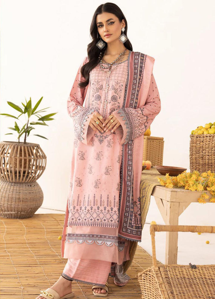 Vintage By Lala Textiles Embroidered Karandi Suits Unstitched 3 Piece LT23V LW-071 Zaven - Winter Collection