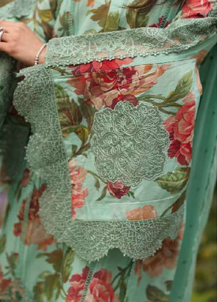 Vintage Flora By Manara Embroidered Lawn Suit Unstitched 3 Piece MNA24V Opalia SS-06 - Summer Collection