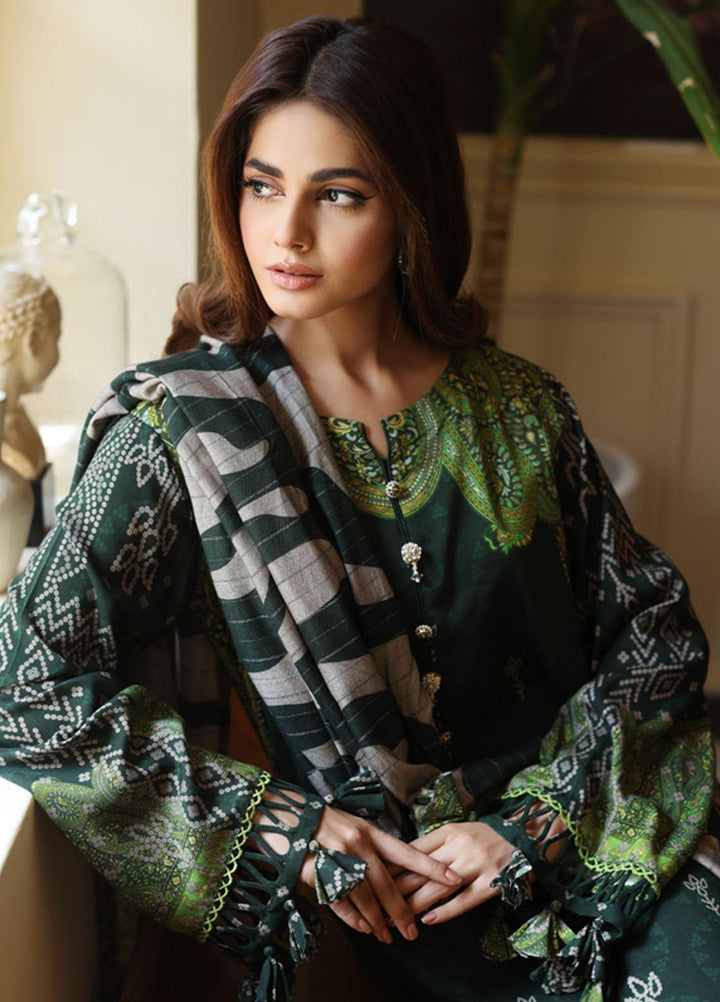 Virsa By Charizma Printed Khaddar Suits Unstitched 3 Piece CRZ23VK CVW3-01 - Winter Collection